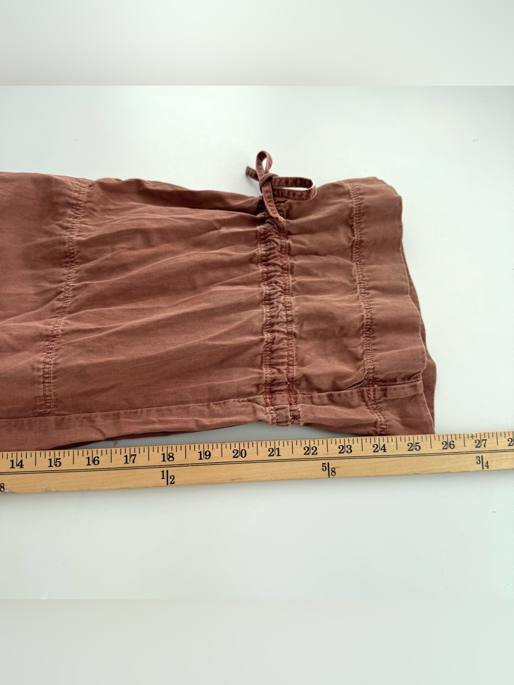 Free People Chance Of Sun One Piece Jumpsuit Strappy S Festival Boho Rust Brown - Picture 14 of 16